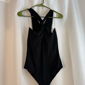 Entro Elegant Black Bodysuit